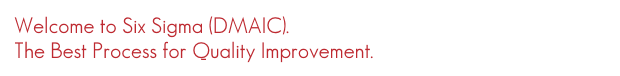 DMAIC �޼���